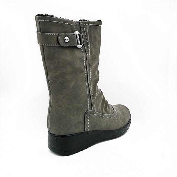 Comfort Ruched Half Boot - 1065