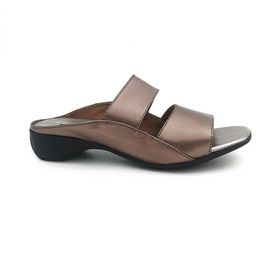 Leather Comfort Double Strap Sandal - 1099