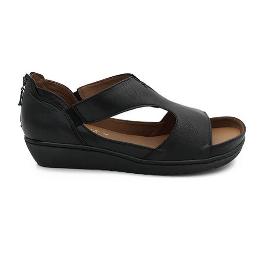 Leather Comfort Closed Back Sandal - 1115