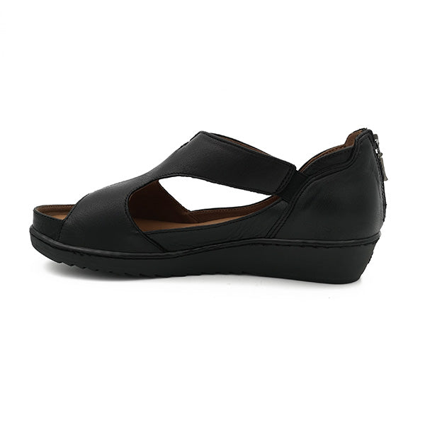 Leather Comfort Closed Back Sandal - 1115