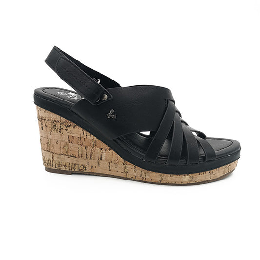 High Cork Wedge Sandal - 1128