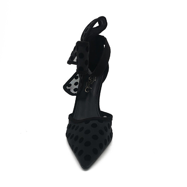High Heel Court With Bow - 1145