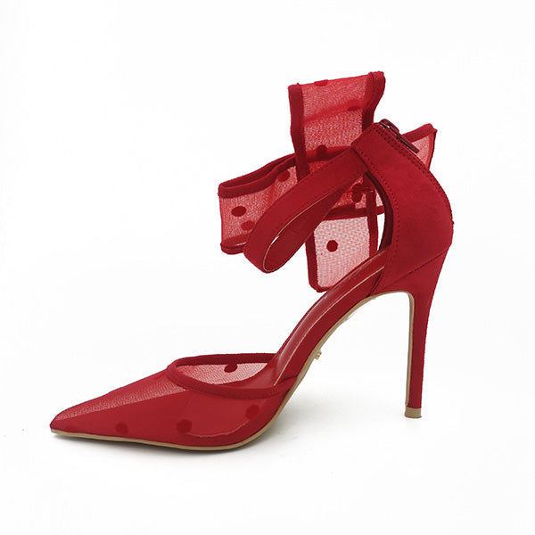 High Heel Court With Bow - 1145