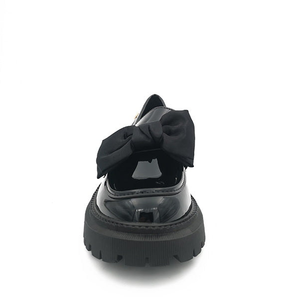 Patent Loafer with Large Bow - 1147