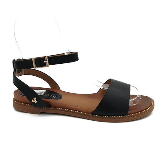 Open Toe Sandal With Ankle Strap - 1150
