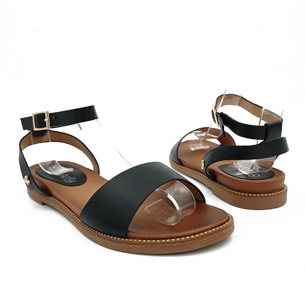 Open Toe Sandal With Ankle Strap - 1150