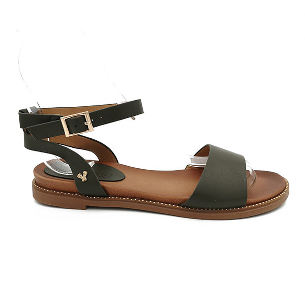 Open Toe Sandal With Ankle Strap - 1150