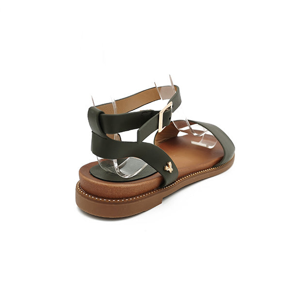 Open Toe Sandal With Ankle Strap - 1150