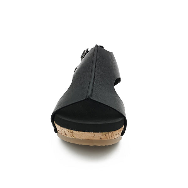 Open Toe Sandal On Medium Wedge - 1151