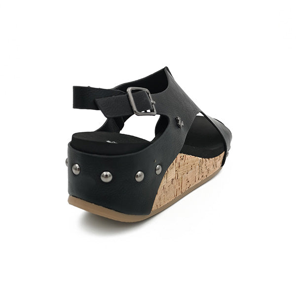 Open Toe Sandal On Medium Wedge - 1151