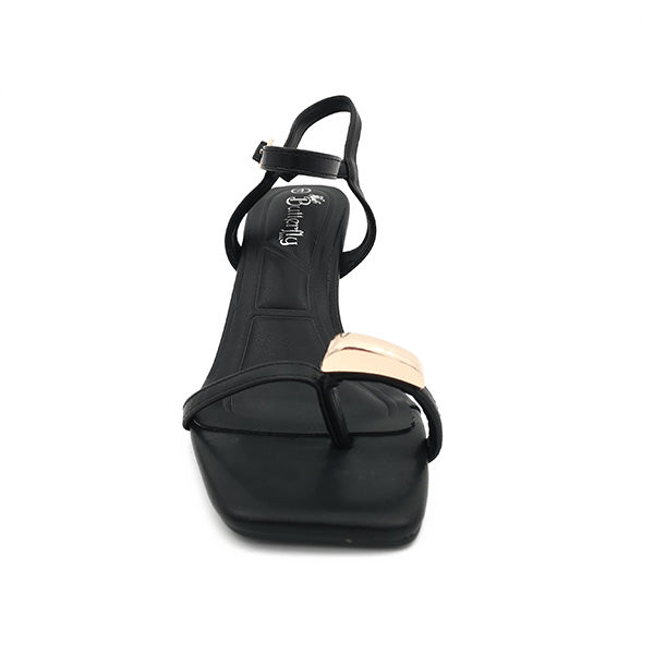 Medium Heel Toe Piece Evening Sandal - 1152