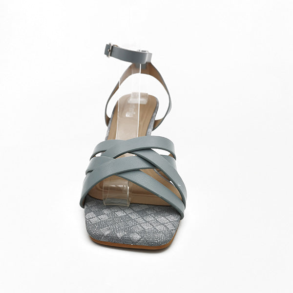 Open Toe Sandal On Medium Heel - 1153