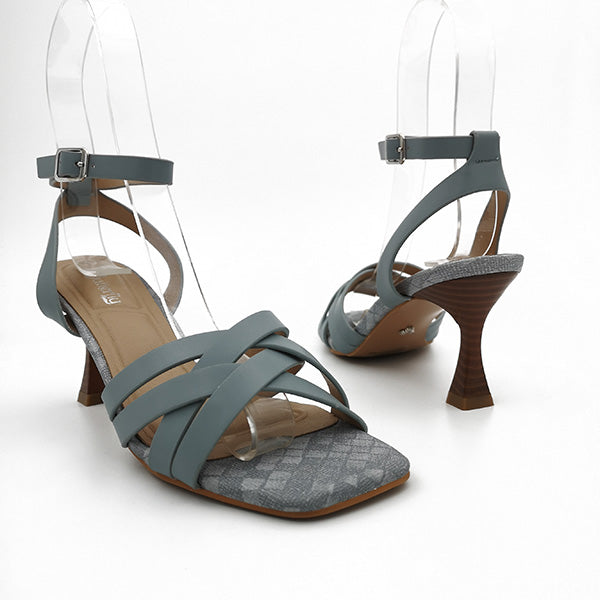 Open Toe Sandal On Medium Heel - 1153