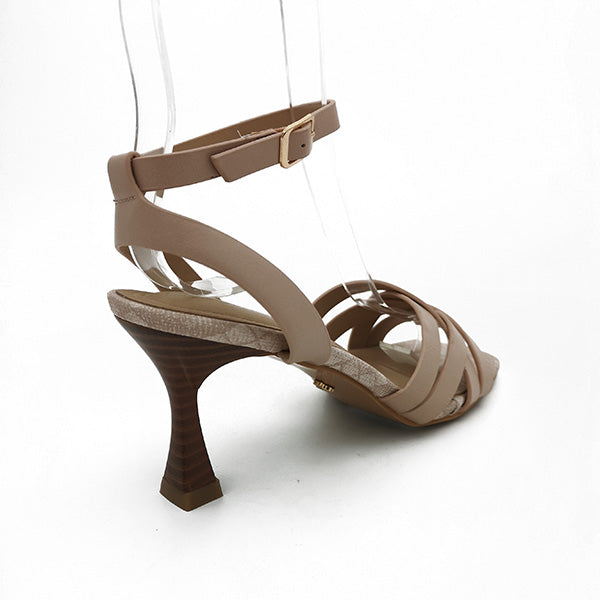 Open Toe Sandal On Medium Heel - 1153