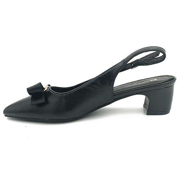 Low Heel Sling Back Pointy Court - 1158