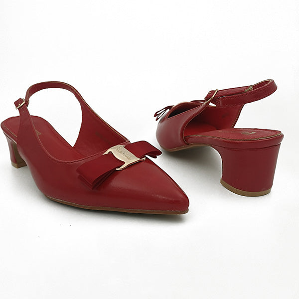 Low Heel Sling Back Pointy Court - 1158