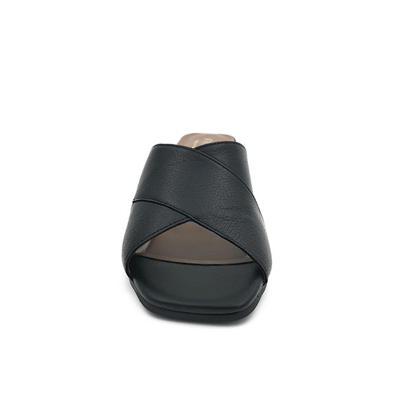 Medium Heel Leather Sandal - 1162