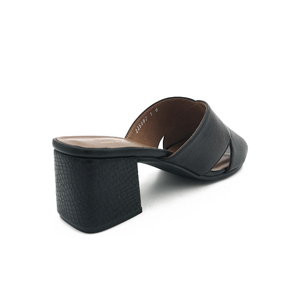 Medium Heel Leather Sandal - 1162