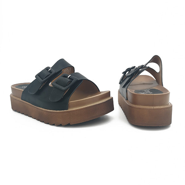 Double Vamp Strap Sandal - 1209