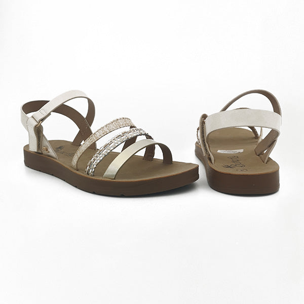 Strappy Sandal With Velcro - 1223