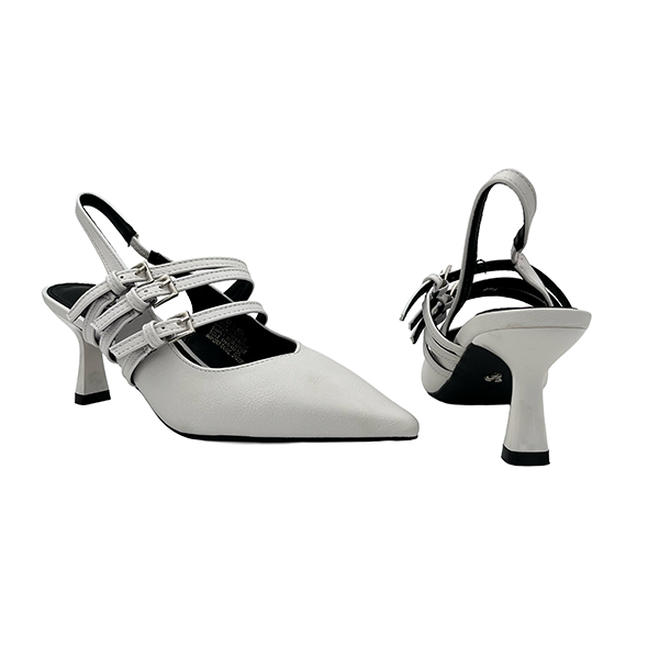 Sling Back On Medium Heel - 1246