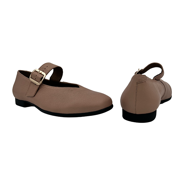 Leather Baby Doll Square Toe - 1348