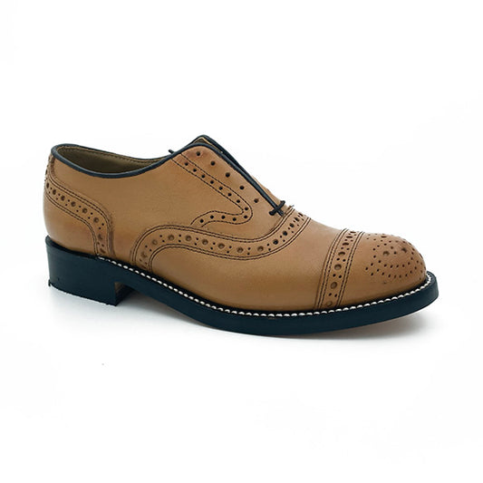 Lace Up Leather Brogue - 0027