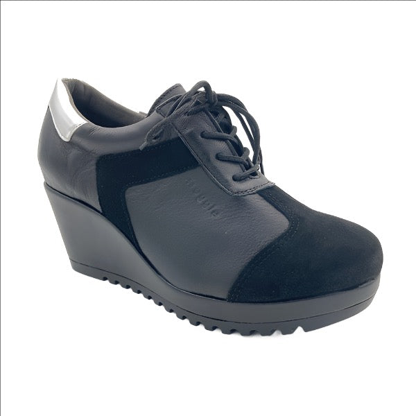 Combo Lace Up On Wedge 0380