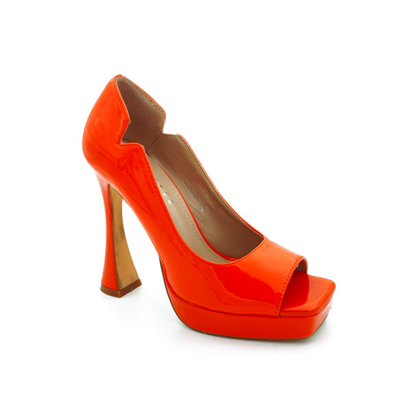 High Heel Open Square Toe - 0538