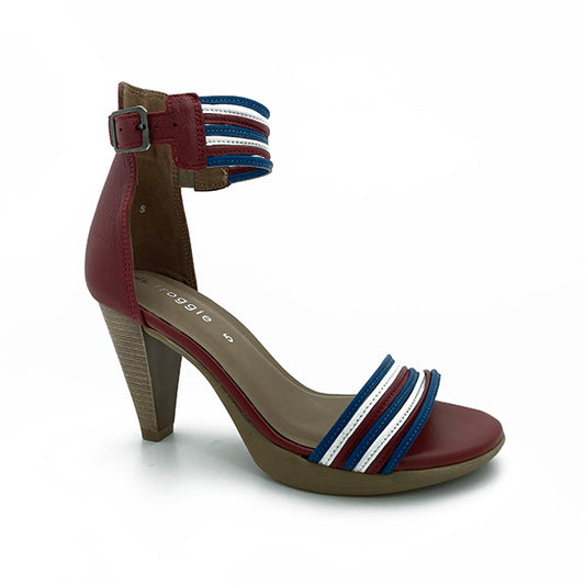 Open Toe Closed Back Ankle Strap - 0569