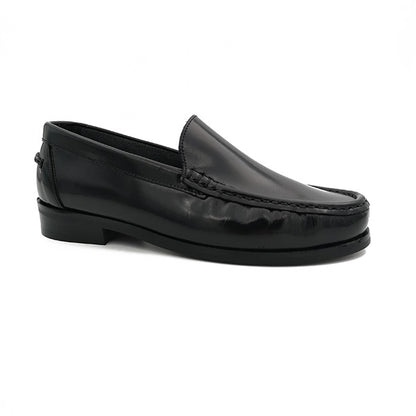 High Shine Slip On Moccasin - 0035