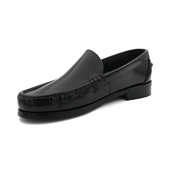 High Shine Slip On Moccasin - 0035