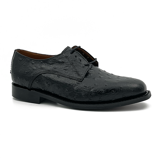 Leather Ostrich Print Formal Shoe - 0119 – Joleys Shoes