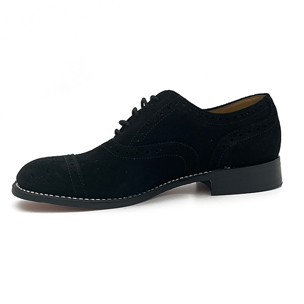 Suede Leather Brogue Welted Shoe - 0200