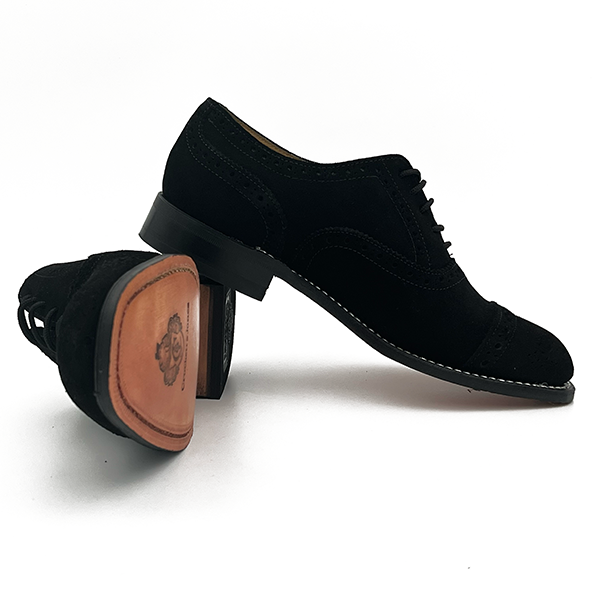 Suede Leather Brogue Welted Shoe - 0200