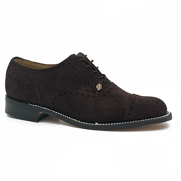 Suede Leather Brogue Welted Shoe - 0200