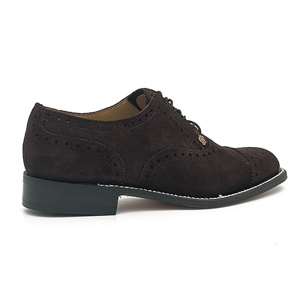 Suede Leather Brogue Welted Shoe - 0200