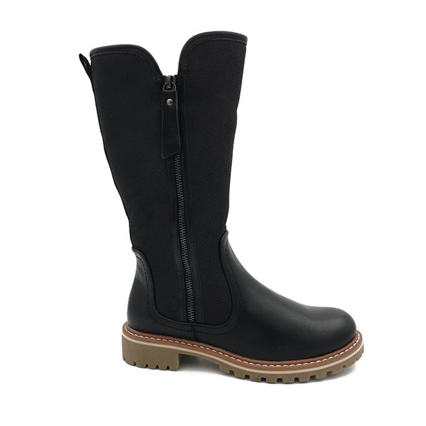 Long Boot With Full Zip - 0394