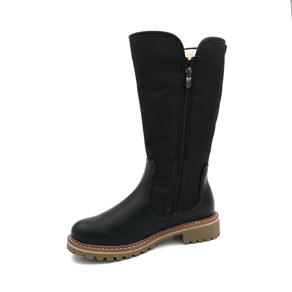 Long Boot With Full Zip - 0394