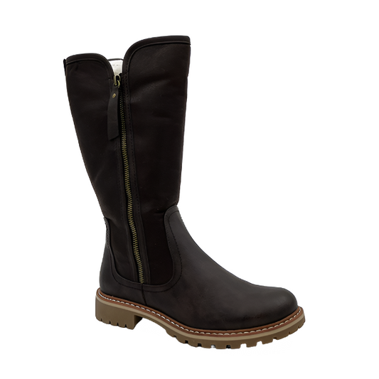 Long Boot With Full Zip - 0394