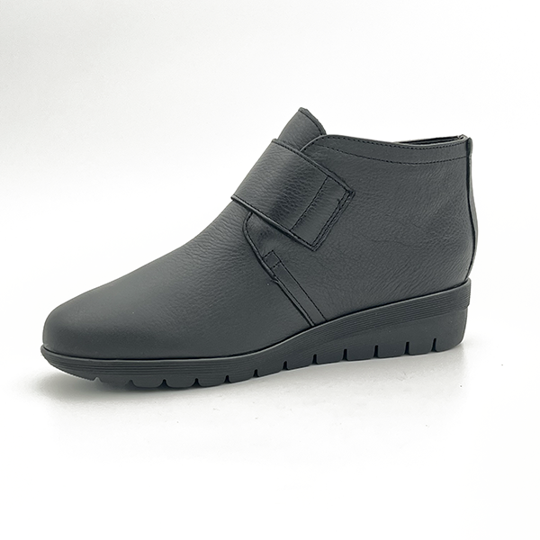 Ankle Boot With Velcro Strap - 0436