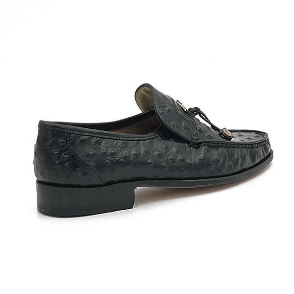 Leather Slipon Ostrich Print - 0585