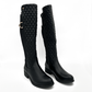 Quilted Front Long Boot - 0677