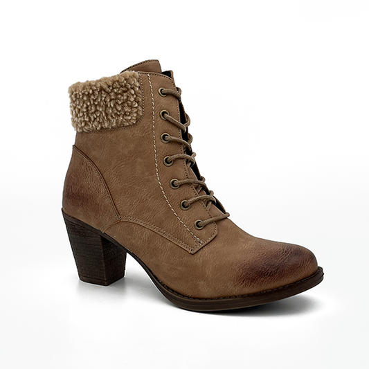 Front Lace Up Ankle Boot - 0683