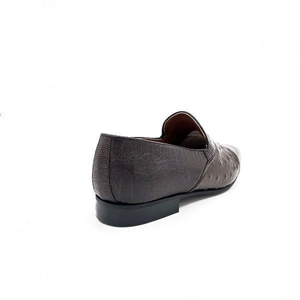 Leather Slip On Weave Combo - 0698