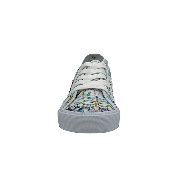 Floral Print Lace Canvas Sneaker - 0750