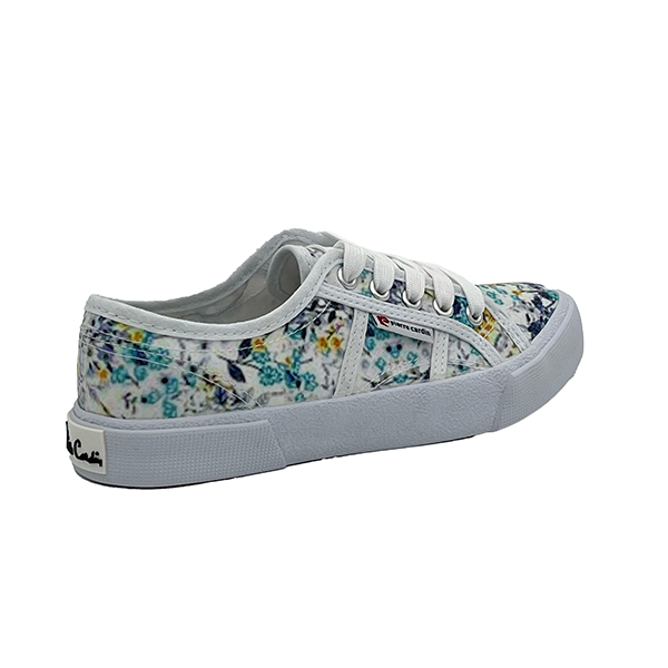 Floral Print Lace Canvas Sneaker - 0750