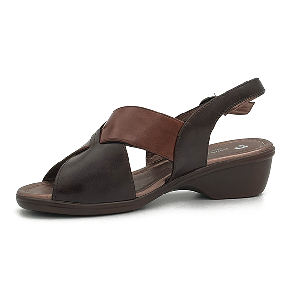 Open Toe Sandal On Comfort Heel - 0753