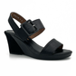 Medium High Wedge Open Toe With Buckle - 0761