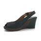 Sling Back Comfort Wedge With A Peep Toe - 0777